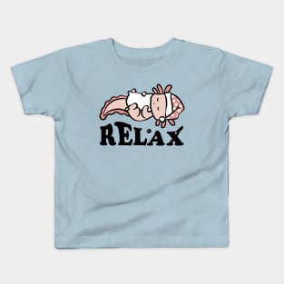 Relax. Axolotl. Relaxolotl. Kids T-Shirt